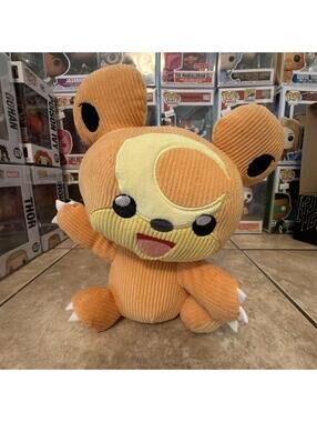 Authentic Nintendo Game Freak Pokémon Teddiursa Corduroy Plush